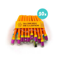 Calliope mini v3 Kabel USB-C - Lightning (10-er Paket)
