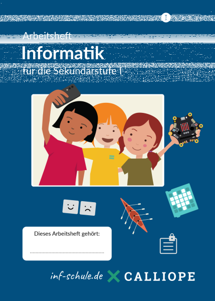 50870 - RLP Pflichtfach Informatik - Set: Arbeitsheft und Calliope mini